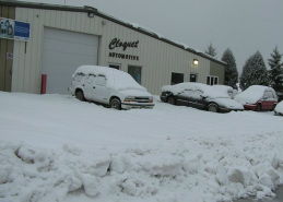 Cloquet Automotive snowed in